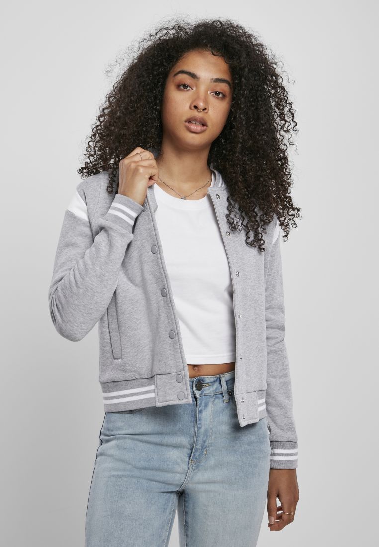 Organic Inset College Sweat Jacket