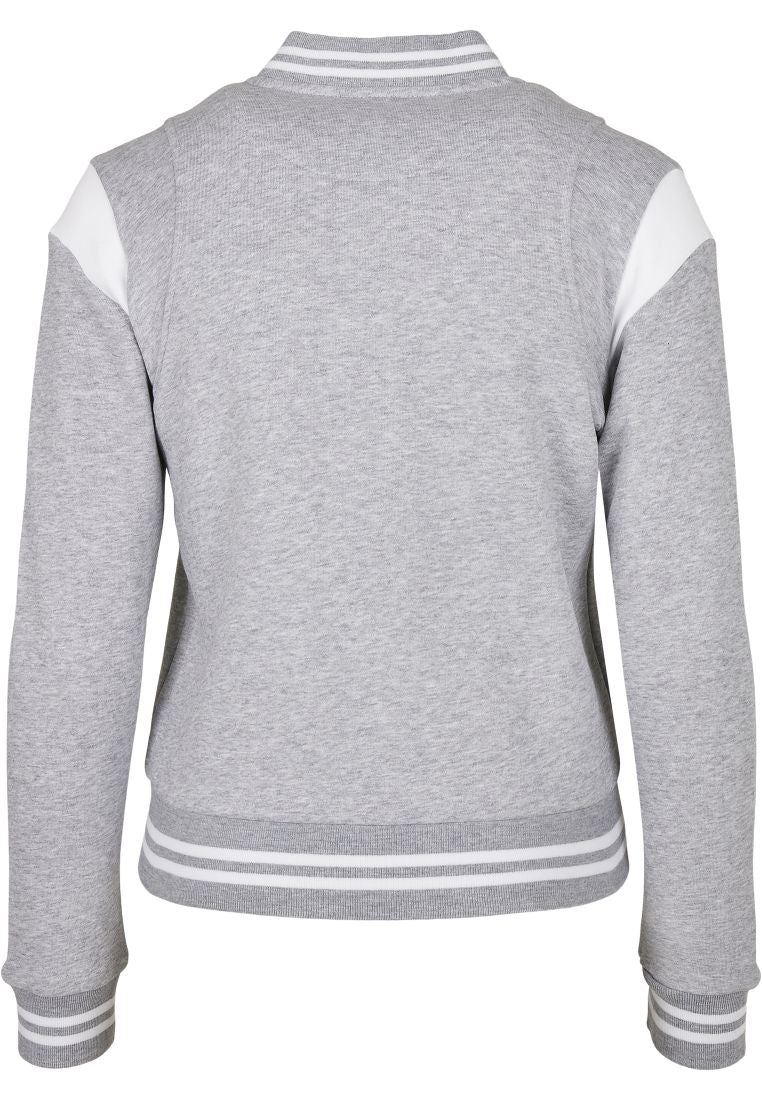 Organic Inset College Sweat Jacket