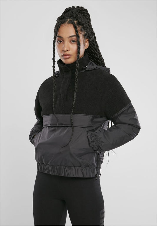 Sherpa Mix Pull Over Jacket