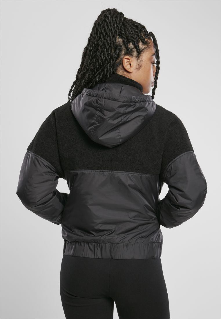 Sherpa Mix Pull Over Jacket