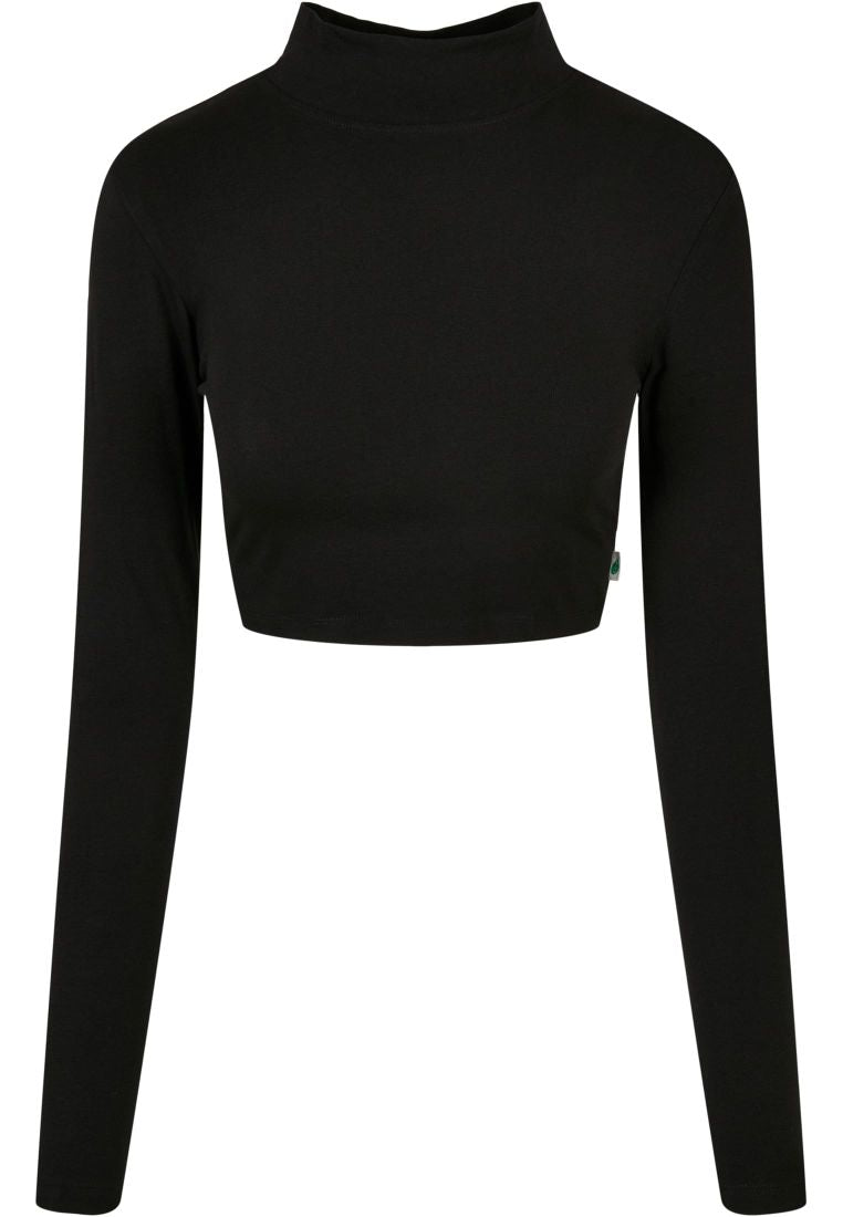 Organic Cropped Turtelneck Longsleeve