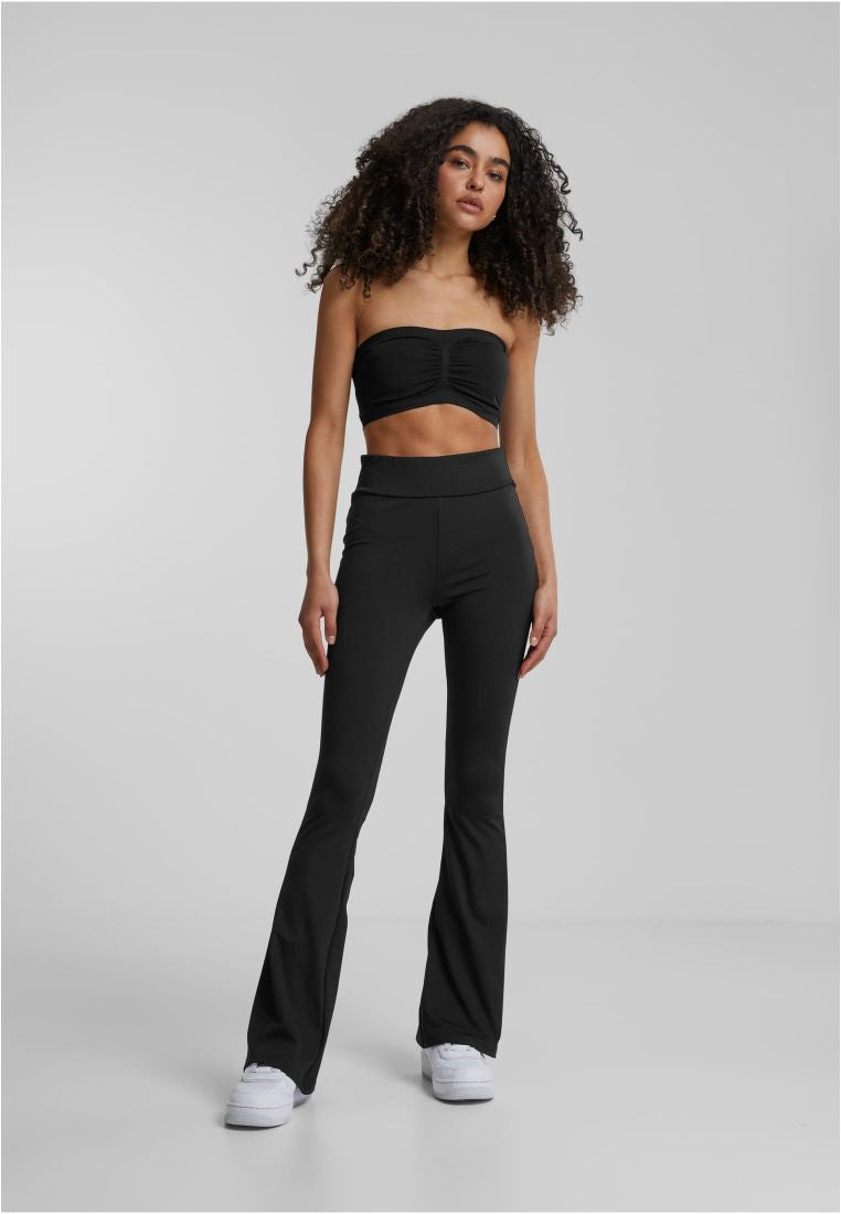 Recycled High Waist Flared Leggings