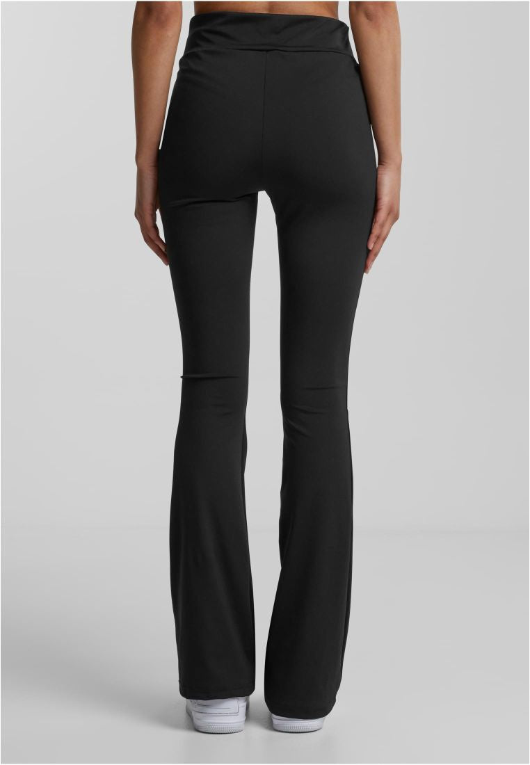 Recycled High Waist Flared Leggings