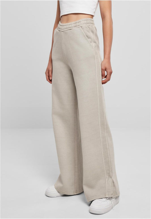 Heavy Terry Garment Dye Slit Pants