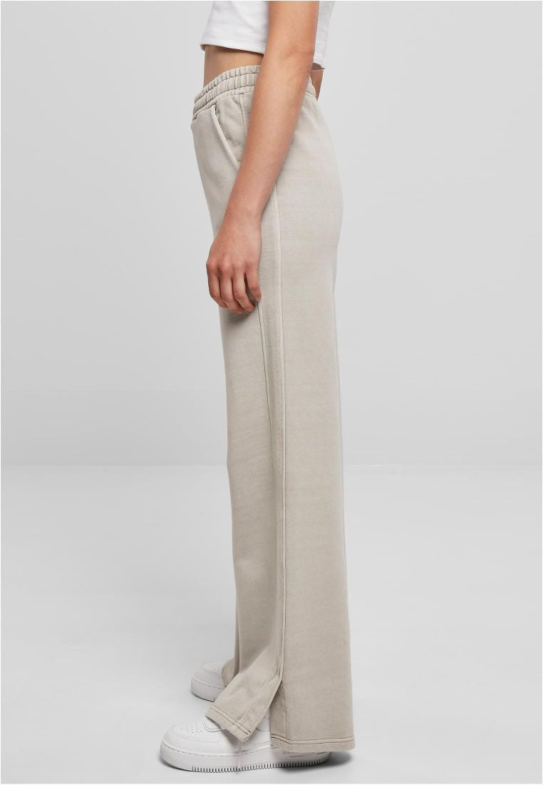 Heavy Terry Garment Dye Slit Pants