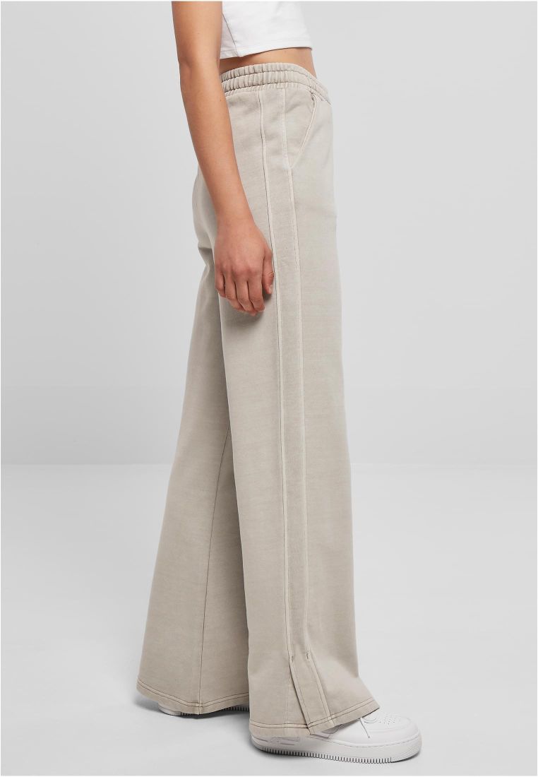 Heavy Terry Garment Dye Slit Pants