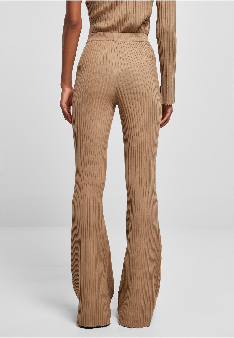 Flared Rib Knit Leggings