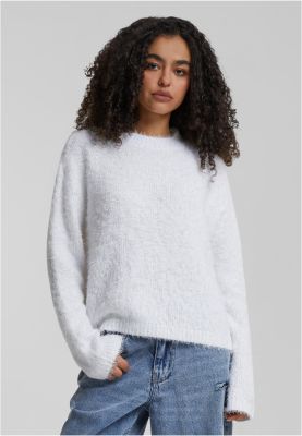 Feather Mock Neck Sweater