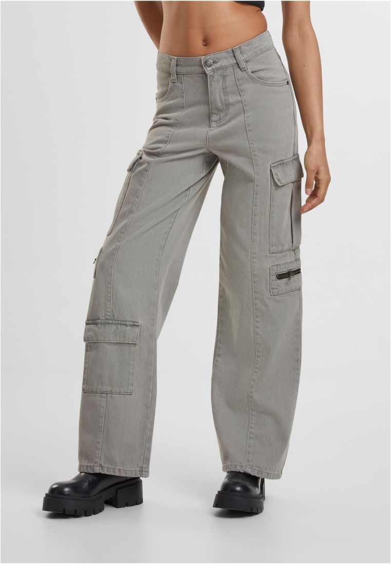Loose Utility Denim Pants